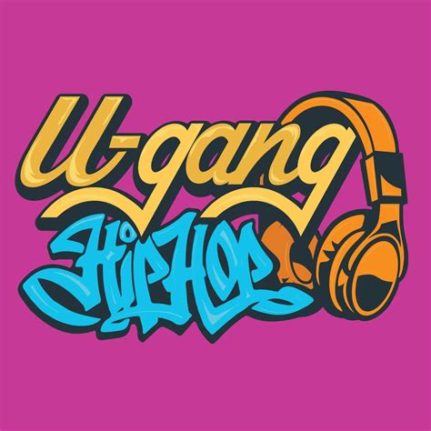 Logo For Hiphop Page For The Name U Gang 17282696 Vector Art At Vecteezy