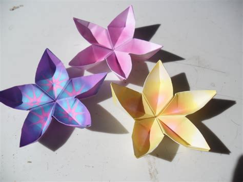 Eu Sei E Voc Pode Eu Sei Fazer Uma Flor Sakura Origami E Voc Pode