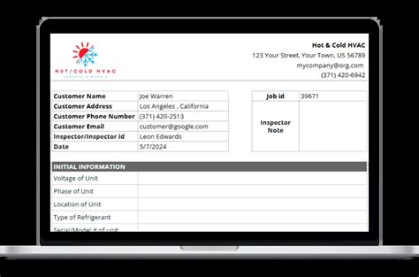 HVAC Service Call Checklist Template Housecall Pro