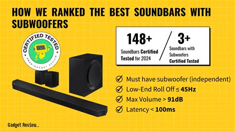 Best Soundbars With Subwoofer Gadget Review