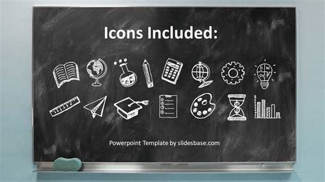 Blackboard Powerpoint Template Powerpoint Powerpoint Templates