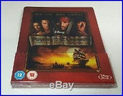 PIRATES OF THE CARIBBEAN THE CURSE OF THE BLACK PEARL Blu Ray STEELBOOK