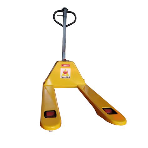 NIULI Lithium Powered Hydraulic Pallet Jack Semi Hand Pallet Truck 1 5t