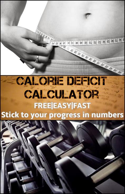 HASS BODYBUILDING: Calorie Deficit Calculator