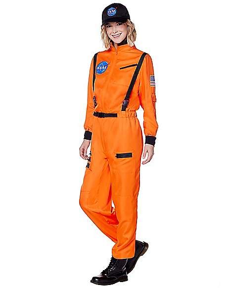 Adult Orange Nasa Jumpsuit Costume