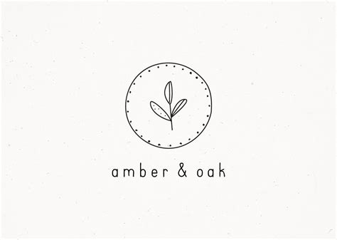 Nature Pre Made Logo Minimalist Branding Simple Minimal Design Etsy