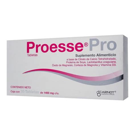 Proesse Pro Sup Alim Tab30 1400Mg Circulo De La Salud