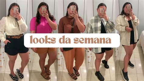 Semana De LOOKS REAIS Tudo O Que Eu Usei Durante Uma Semana E Que