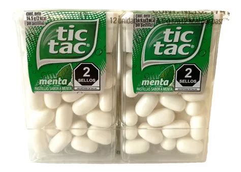 Tic Tac Sabor Menta Pastillas Dulce Caramelo Pack Pz Mercadolibre