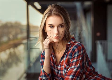 Blonde Girl Model Photo Risque X Art Print B EBay