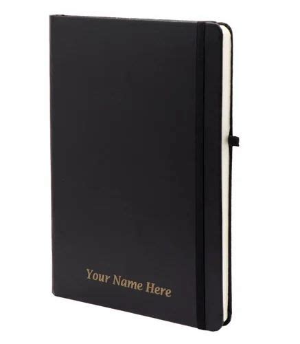 Hard Bound Leather Personal Notebook Diary For Office Paper Size A