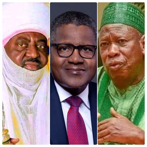 Emir Of Kano Gov Ganduje Others Hail Dangotes Contributions To