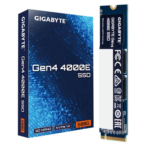 GIGABYTE Gen4 4000E SSD 500GB Key Features SSD GIGABYTE Global