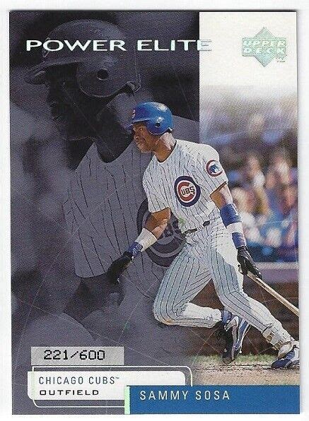 Sammy Sosa Upper Deck Power Elite Silver Chicago Cubs