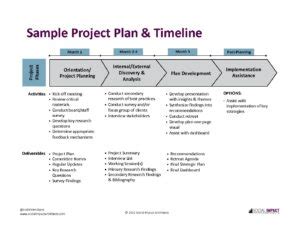 Strategic Planning Timeline Estimate 2022 Social Impact Architects