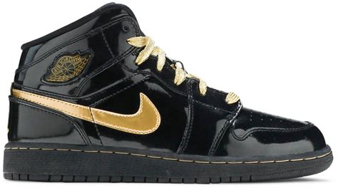 Air Jordan 1 Phat 'Black Metallic Gold' (GS) - 364781-001 - Novelship