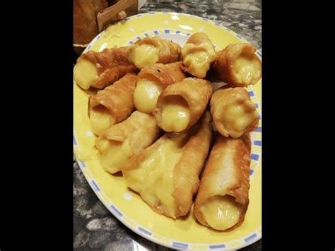 RECETA DE la CREMA PASTELERA de la Güela PEPI y los CANUTILLOS de CREMA