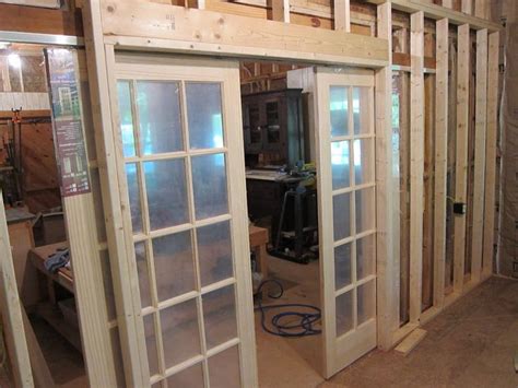 Double Pocket Door Kit Tips Ideas Interesting Pocket Door Installation