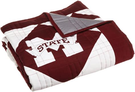 Ncaa Mississippi State Bulldogs Patchwork Quilt Mississippi State