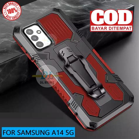 Jual Casing Samsung Galaxy A14 5g Casing Standing Back Klip Hard Case Robot New Cover Produk