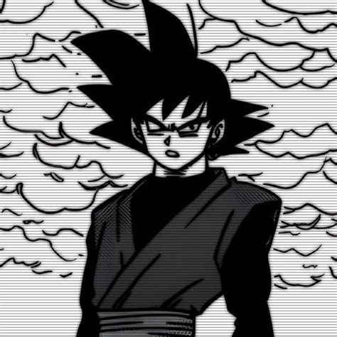 Goku Black Icon Dbs Manga De Dbz Imagenes De Bardock Dibujos De