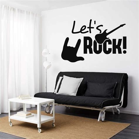 Stickers Stickers Muraux Rock Autocollant Muraux Et Deco