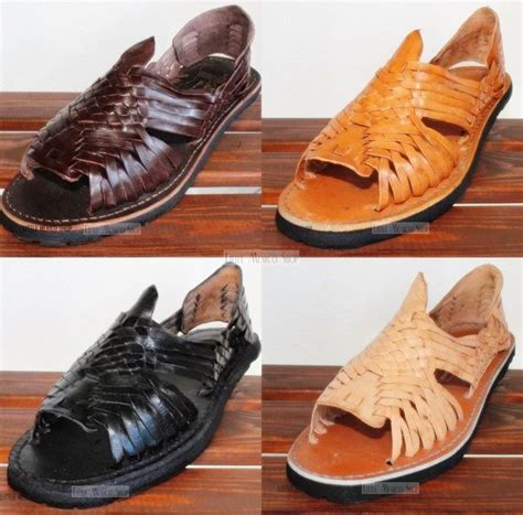 Details About New Men S Mexican Sandals Authentic Huarache Sandals All Colors Huaraches Mexico