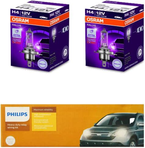 OSRAM H4 Rallye 62218Rl Car Xenon Headlight Bulb 130 100W 2 Bulbs