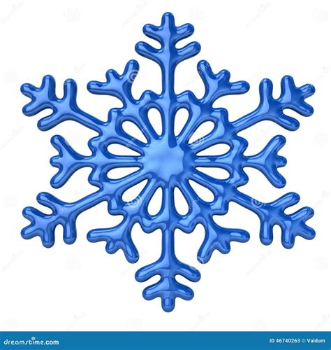 Blue Snowflake Stock Illustration Illustration Of Graphic 46740263