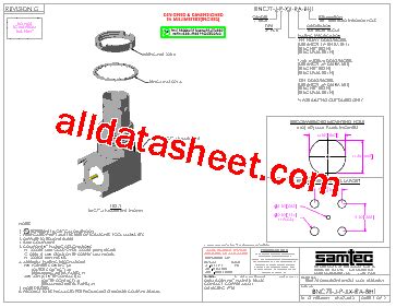 BNC7T J P GN RA BH1 Datasheet PDF Samtec Inc