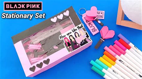 How To Make Blackpink Stationary Diy Blackpink Stationary Set Diy