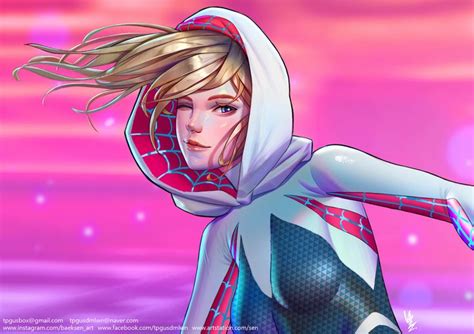 Gwendolyn Stacygwen Spider Gwen Sen Baek Spider Gwen Gwen Artwork