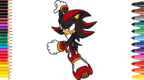 Sonic Shadow Zeichnen Und Ausmalen Zeichnen Und Ausmalen F R Kinder