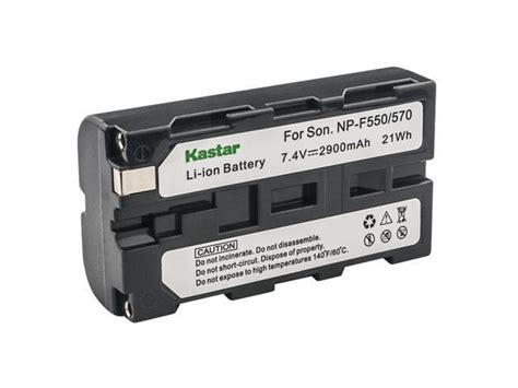 Kastar 3 Pack NP F550 NP F570 Battery And AC Wall Charger Replacement