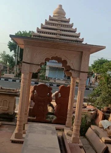 Fit Brown Sandstone Gazebo Temple Design Antique Thickness Mm