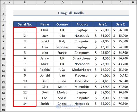 How To Create An Automatic Numbering System In Excel Printable Templates