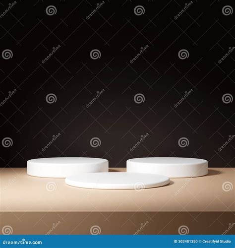 Luxury Podium Presentation On 3d Product Display Background With