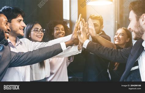 Successful Teamwork Image And Photo Free Trial Bigstock