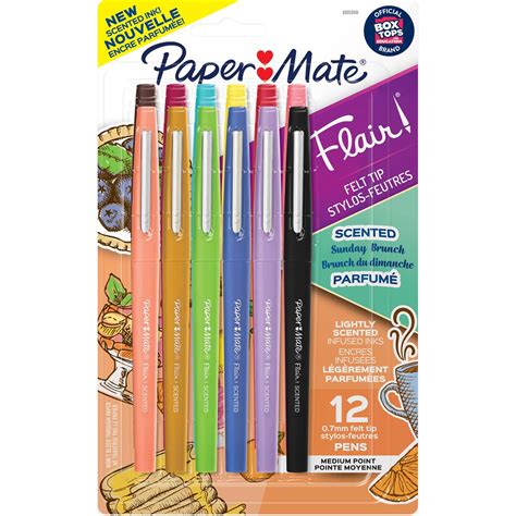 Paper Mate Flair Scented Pens 12 Pack | Woolworths