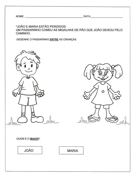 Prof Andresa Dolzan: Atividades envolvendo a história João e Maria!
