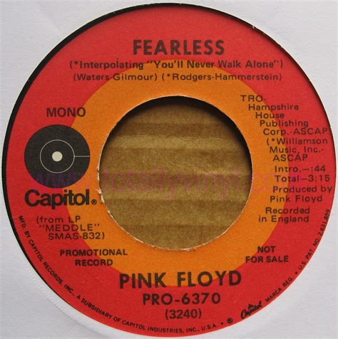 Pink Floyd Songs - Track by Track : Fearless