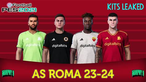 PES 2021 NEW KITS LEAKED AS ROMA SEASON 23 24 Including PES 2019