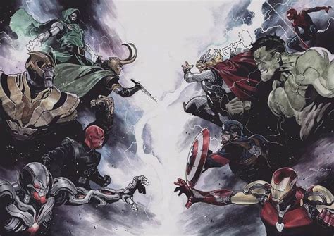 Heroes Vs Villains In 2020 Marvel Villains Marvel Art Superhero Comic