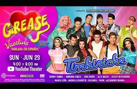 40 años después TIMBIRICHE regresa para protagonizar VASELINA Grease