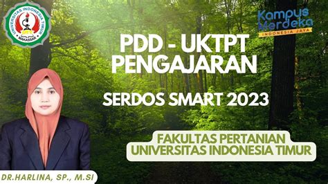 PDD UKTPT PENGAJARAN SERDOS SMART 2023 HARLINA UIT YouTube