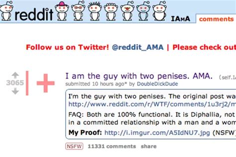 Reddit Chat Man With Two Penises Answers Questions About His Sex Life