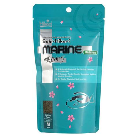 SAKI HIKARI MARINE HERBIVORE thức ăn cho cá cảnh biển chuyên ăn tảo