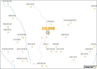 Kigoma (Rwanda) map - nona.net