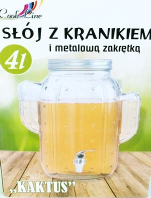 Słój z kranikiem 8L zakr KAKTUS na lemoniadę HIT 7371662178