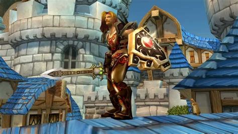 Wow Male Human Prot Warrior Transmog Youtube